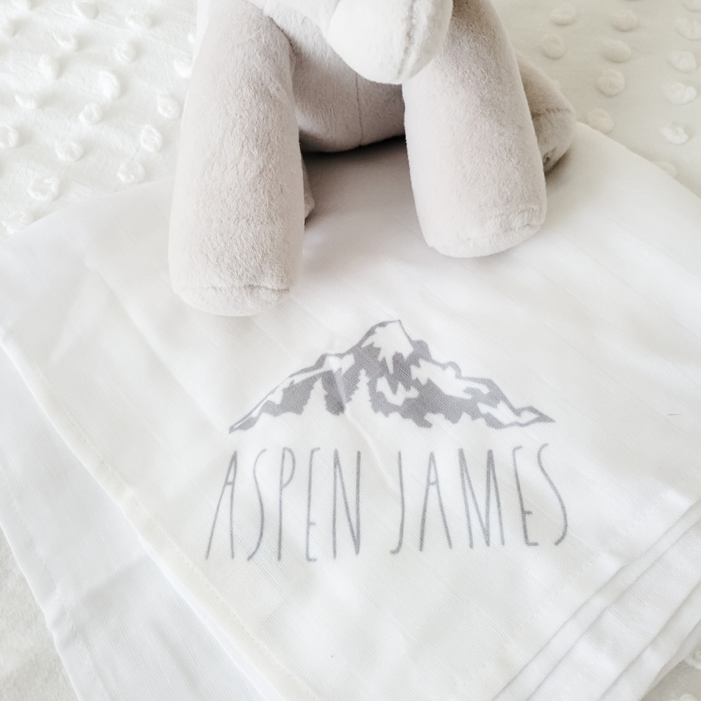 Custom Muslin Swaddle - Picture 3 of 3